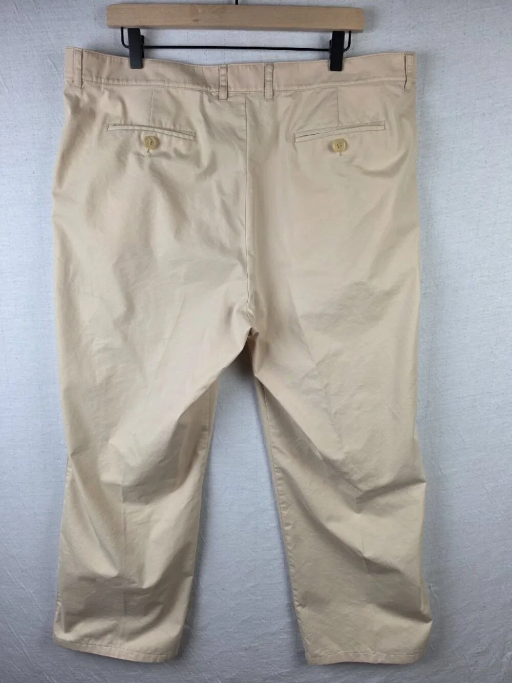 BOGNER Chinos Pants Lightweight Cotton Blend Beige size 40 *Inseam 27 Preppy